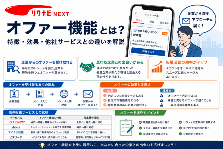 リクナビNEXT・オファー
